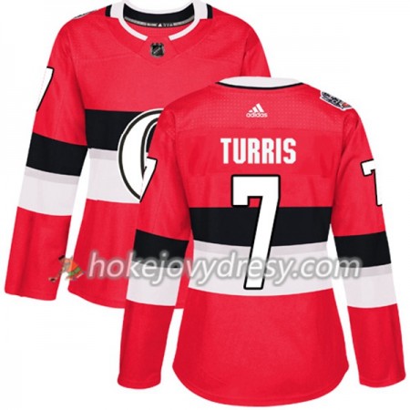 Dámské Hokejový Dres Ottawa Senators Kyle Turris 7 Červená 2017-2018 Adidas Classic Authentic